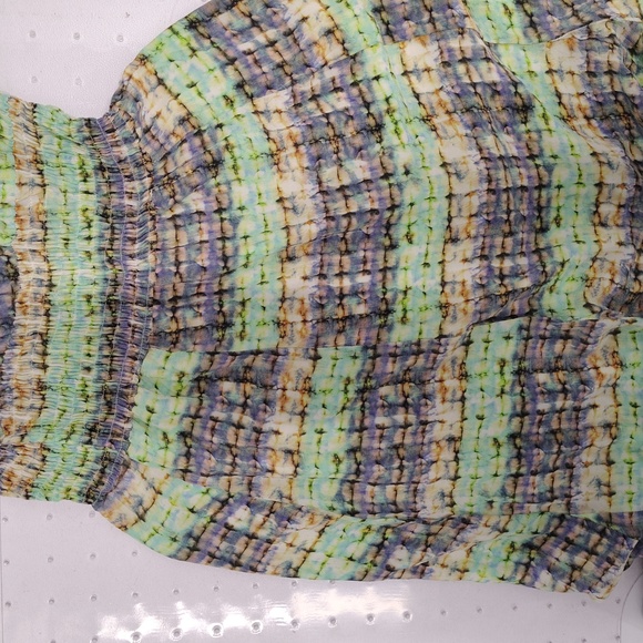 FREE PEOPLE GORGEOUS JEWEL TONE HAND-BLOCK PRINTED SILK MAXI DRESS Sz OS - Picture 5 of 16